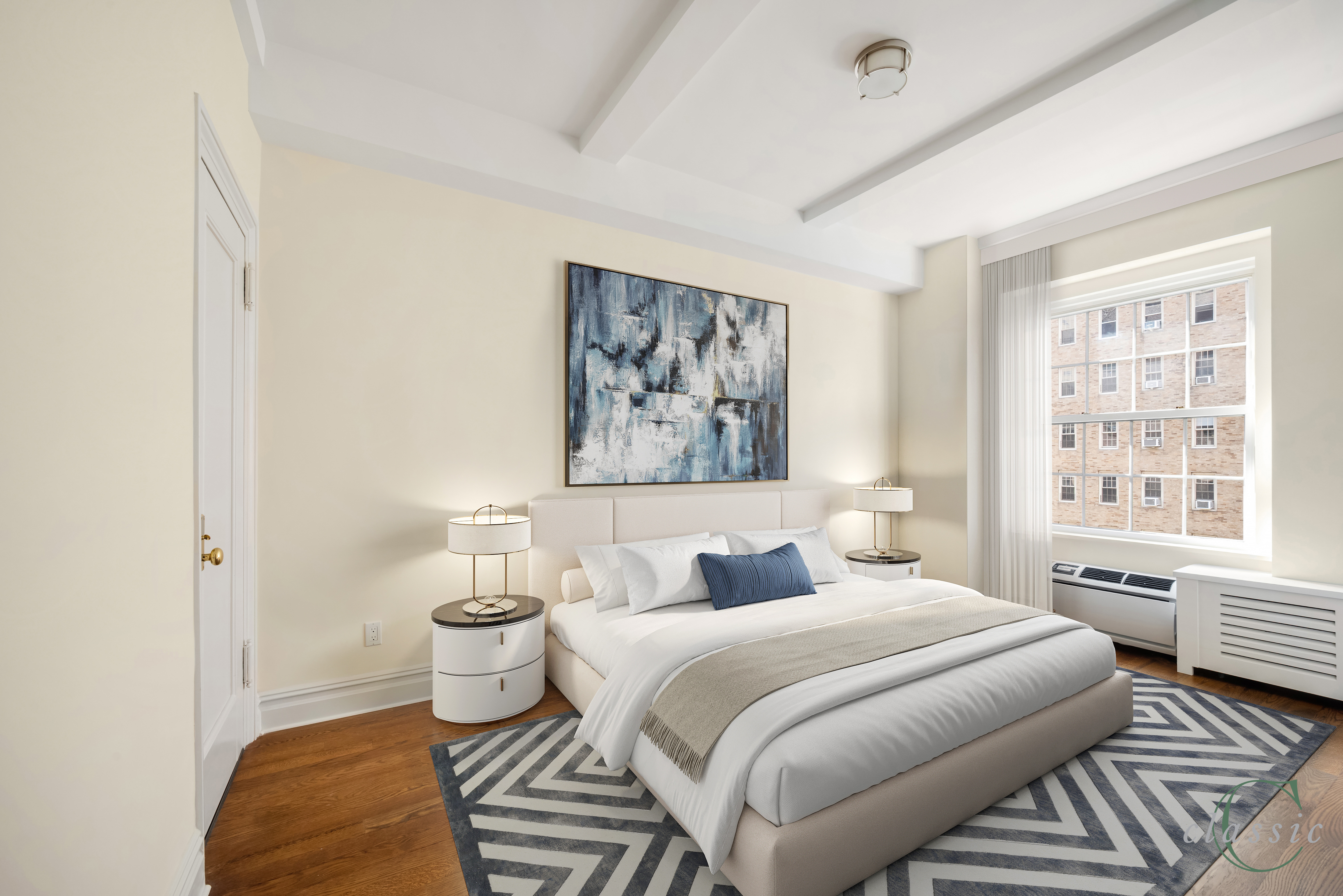 25_Fifth_Ave_7F_Bedroom_2_Staged